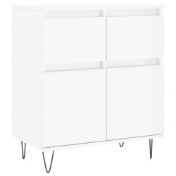 vidaXL Sideboard Hochglanz-Weiß 60x35x70 cm Holzwerkstoff