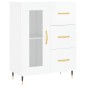 vidaXL Sideboard Hochglanz-Weiß 69,5x34x90 cm Holzwerkstoff vidaXL Sideboard Hochglanz-Weiß 69,5x34x90 cm Holzwerkstoff