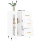 vidaXL Sideboard Hochglanz-Weiß 69,5x34x90 cm Holzwerkstoff vidaXL Sideboard Hochglanz-Weiß 69,5x34x90 cm Holzwerkstoff