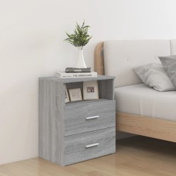 vidaXL Nachttisch Grau Sonoma 50x32x60 cm