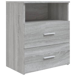 vidaXL Nachttisch Grau Sonoma 50x32x60 cm