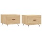 vidaXL Couchtische 2 Stk. Sonoma-Eiche 50x50x40 cm Holzwerkstoff vidaXL Couchtische 2 Stk. Sonoma-Eiche 50x50x40 cm Holzwerkstoff