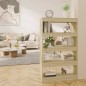 vidaXL Bücherregal/Raumteiler Sonoma-Eiche 80x30x135 cm Holzwerkstoff vidaXL Bücherregal/Raumteiler Sonoma-Eiche 80x30x135 cm Holzwerkstoff