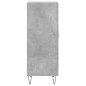 vidaXL Sideboard Betongrau 34,5x34x90 cm Holzwerkstoff vidaXL Sideboard Betongrau 34,5x34x90 cm Holzwerkstoff