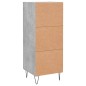 vidaXL Sideboard Betongrau 34,5x34x90 cm Holzwerkstoff vidaXL Sideboard Betongrau 34,5x34x90 cm Holzwerkstoff
