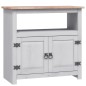 vidaXL TV-Schrank Mexiko-Stil Kiefernholz Grau 80x43x78 cm vidaXL TV-Schrank Mexiko-Stil Kiefernholz Grau 80x43x78 cm