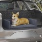 vidaXL Kofferraum-Hundebett Grau 70x45 cm Leinenoptik vidaXL Kofferraum-Hundebett Grau 70x45 cm Leinenoptik