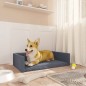 vidaXL Kofferraum-Hundebett Grau 70x45 cm Leinenoptik vidaXL Kofferraum-Hundebett Grau 70x45 cm Leinenoptik