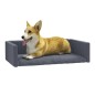 vidaXL Kofferraum-Hundebett Grau 70x45 cm Leinenoptik vidaXL Kofferraum-Hundebett Grau 70x45 cm Leinenoptik
