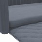 vidaXL Kofferraum-Hundebett Grau 70x45 cm Leinenoptik vidaXL Kofferraum-Hundebett Grau 70x45 cm Leinenoptik