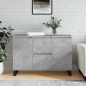 vidaXL Sideboard Betongrau 104x35x70 cm Holzwerkstoff vidaXL Sideboard Betongrau 104x35x70 cm Holzwerkstoff