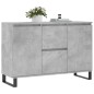 vidaXL Sideboard Betongrau 104x35x70 cm Holzwerkstoff vidaXL Sideboard Betongrau 104x35x70 cm Holzwerkstoff