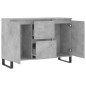 vidaXL Sideboard Betongrau 104x35x70 cm Holzwerkstoff vidaXL Sideboard Betongrau 104x35x70 cm Holzwerkstoff