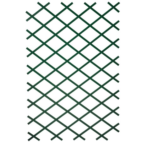 Nature Garten-Rankgitter 2 Stk. 100×200 cm PVC Grün