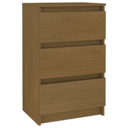 vidaXL Nachttisch Honigbraun 40x29,5x64 cm Massivholz Kiefer 