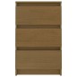 vidaXL Nachttisch Honigbraun 40x29,5x64 cm Massivholz Kiefer vidaXL Nachttisch Honigbraun 40x29,5x64 cm Massivholz Kiefer