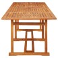 vidaXL Garten-Esstisch 280x90x75 cm Massivholz Akazie vidaXL Garten-Esstisch 280x90x75 cm Massivholz Akazie