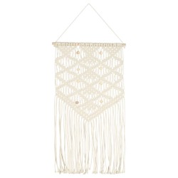vidaXL Makramee Wandbehang 40x80 cm Baumwolle