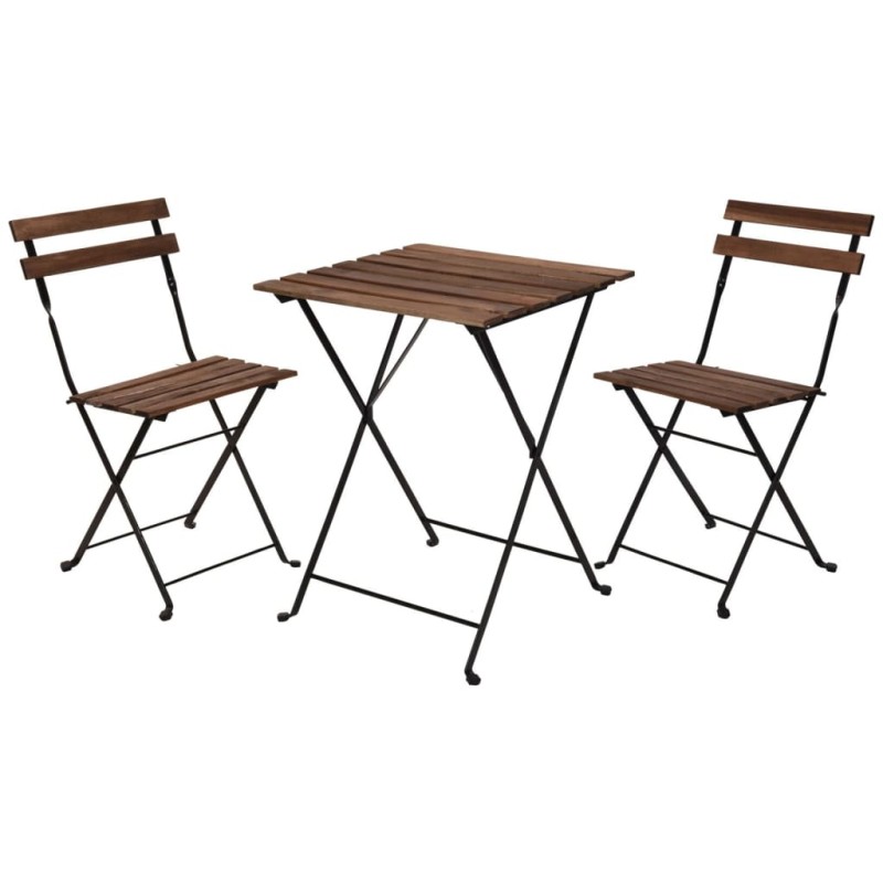 ProGarden Bistro-Set 3-tlg. Schwarz ProGarden Bistro-Set 3-tlg. Schwarz