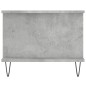 vidaXL Couchtisch Betongrau 90x50x40 cm Holzwerkstoff vidaXL Couchtisch Betongrau 90x50x40 cm Holzwerkstoff