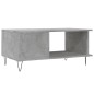 vidaXL Couchtisch Betongrau 90x50x40 cm Holzwerkstoff vidaXL Couchtisch Betongrau 90x50x40 cm Holzwerkstoff
