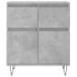 vidaXL Sideboard Betongrau 60x35x70 cm Holzwerkstoff vidaXL Sideboard Betongrau 60x35x70 cm Holzwerkstoff