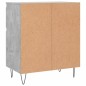 vidaXL Sideboard Betongrau 60x35x70 cm Holzwerkstoff vidaXL Sideboard Betongrau 60x35x70 cm Holzwerkstoff