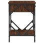 vidaXL Nachttisch Braun Eichen-Optik 40x42x60 cm Holzwerkstoff vidaXL Nachttisch Braun Eichen-Optik 40x42x60 cm Holzwerkstoff