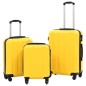vidaXL Hartschalen-Trolley-Set 3 Stk. Gelb ABS vidaXL Hartschalen-Trolley-Set 3 Stk. Gelb ABS