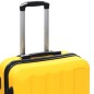 vidaXL Hartschalen-Trolley-Set 3 Stk. Gelb ABS vidaXL Hartschalen-Trolley-Set 3 Stk. Gelb ABS