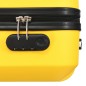 vidaXL Hartschalen-Trolley-Set 3 Stk. Gelb ABS vidaXL Hartschalen-Trolley-Set 3 Stk. Gelb ABS