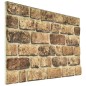 vidaXL 3D-Wandpaneele 10 Stk. Dunkelsand Backstein-Optik EPS vidaXL 3D-Wandpaneele 10 Stk. Dunkelsand Backstein-Optik EPS