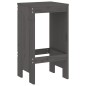 vidaXL Barhocker 2 Stk. Grau 40x36x75 cm Massivholz Kiefer vidaXL Barhocker 2 Stk. Grau 40x36x75 cm Massivholz Kiefer