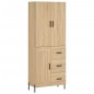 Highboard Sonoma-Eiche 69,5x34x180 cm Holzwerkstoff Highboard Sonoma-Eiche 69,5x34x180 cm Holzwerkstoff