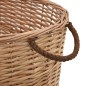 vidaXL Holzkorb mit Tragegriffen 58×42×29 cm Natur Weide vidaXL Holzkorb mit Tragegriffen 58×42×29 cm Natur Weide