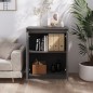 vidaXL Sideboard Grau 60x34x75 cm Massivholz Kiefer vidaXL Sideboard Grau 60x34x75 cm Massivholz Kiefer
