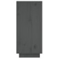 vidaXL Sideboard Grau 60x34x75 cm Massivholz Kiefer vidaXL Sideboard Grau 60x34x75 cm Massivholz Kiefer