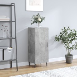 vidaXL Sideboard Betongrau 34,5x34x90 cm Holzwerkstoff