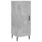 vidaXL Sideboard Betongrau 34,5x34x90 cm Holzwerkstoff vidaXL Sideboard Betongrau 34,5x34x90 cm Holzwerkstoff