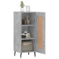vidaXL Sideboard Betongrau 34,5x34x90 cm Holzwerkstoff vidaXL Sideboard Betongrau 34,5x34x90 cm Holzwerkstoff
