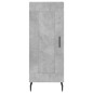 vidaXL Sideboard Betongrau 34,5x34x90 cm Holzwerkstoff vidaXL Sideboard Betongrau 34,5x34x90 cm Holzwerkstoff