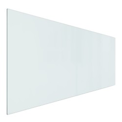 vidaXL Kaminofen Glasplatte Rechteckig 120x50 cm