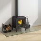 vidaXL Kaminofen Glasplatte Rechteckig 120x50 cm vidaXL Kaminofen Glasplatte Rechteckig 120x50 cm