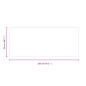 vidaXL Kaminofen Glasplatte Rechteckig 120x50 cm vidaXL Kaminofen Glasplatte Rechteckig 120x50 cm