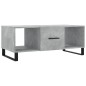 vidaXL Couchtisch Betongrau 102x50x40 cm Holzwerkstoff vidaXL Couchtisch Betongrau 102x50x40 cm Holzwerkstoff