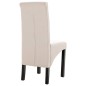 Esszimmerstühle 4 Stk. Creme Stoff Esszimmerstühle 4 Stk. Creme Stoff
