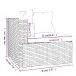 vidaXL 10-tlg. Garten-Lounge-Set mit Kissen Braun Poly Rattan vidaXL 10-tlg. Garten-Lounge-Set mit Kissen Braun Poly Rattan