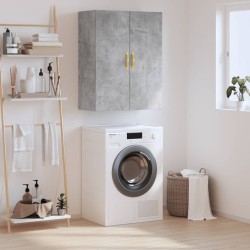 vidaXL Wandschrank Betongrau 69,5x34x90 cm