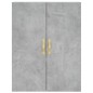 vidaXL Wandschrank Betongrau 69,5x34x90 cm vidaXL Wandschrank Betongrau 69,5x34x90 cm