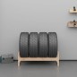 vidaXL Reifenregal 120x40x40 cm Massivholz Kiefer vidaXL Reifenregal 120x40x40 cm Massivholz Kiefer